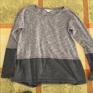 Two toned long sleeve